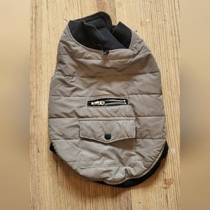 TOP-PAW Reflective Dog Coat Silver Size Medium Excellent Used Condition!